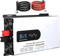 5000-12000w Pure Sine Wave Inverter Camping Inverter Portable Power, DC 12 V, 24 V, 48 V, 60 V, 72 V a CA 110 V for Home/RV/Truck/Car/Camping/Solar 48V-5000W