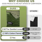 XL Queen Size 2 Person Double Sleeping Bag for Adults, Lightweight Compact with Flannel Liner & Thermolock Draft Tube, Machine Washable All Season Camping Travel