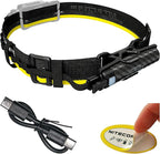 Nitecore Carbon Battery 6K Kit Headlamp Runtime Extender for NU40, NU43, NU45, NU50, and HC65 UHE Headlamps