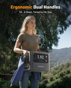 AFERIY P210 Portable Power Station 2400W (Peak 4800W),2048Wh LiFePO4 Battery Generator,AC Fast Charging, 12V/25A XT60 DC output port,UPS Power Outages,Home Backup,Camping(Solar Panel Optional)