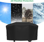 Grill Cover fit for Weber Slate 28" Rust-Resistant Griddle, Heavy-Duty 600D Waterproof Cover for 3401060 Weber Slate 28 inch Flat Top Griddle Grill Cover