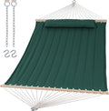 SUNCREAT Hammocks Replacement Hammock for Stand, 475 lbs Capacity, Two Person Backyard Hammock for Outside, Dark Green