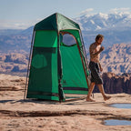 Kelty Discovery H2GO Privacy Shelter, Campsite Shower and Changing Shelter, Zippered Entry, Steel Pole Frame, Freestanding