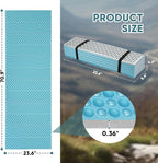 Ultralight Foam Sleeping Pad, Waterproof Closed Cell Foam Pad for Superior Insulation, Folding Sleeping Mat for Compact Storage, Foldable and Portable for Hiking and Camping