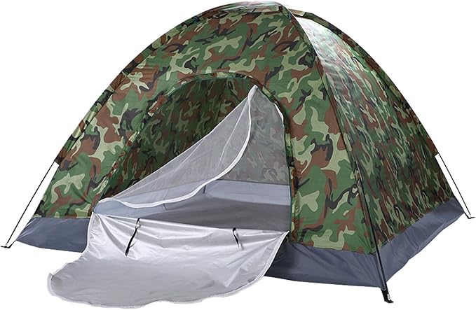 3-4 Person Camping Tent, Camping Dome Tent,Easy Setup Outdoor Tents Water Resistant Lightweight Portable for Family Backpacking Camping Hiking Traveling