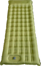 Sleeping Pad for Camping - Thick Camping Mattress with Pillow, Built-in Foot Pump, Compact Portable Camping Mat for Backpacking, Hiking, Car Traveling, Beach, Tent