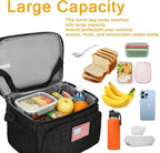 Portable Insulated Cooler Bag, Leakproof Soft-Sided Lunch Bag,8mm Insulation Keeps Cool 16+ for Camping, Beach, Picnics