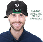 Mudder LED Clip on Cap Lights USB Rechargeable Cap Flashlight Clip Waterproof Ultra Bright Hat Flashlight Headlamp for Fishing Camping Hand Work