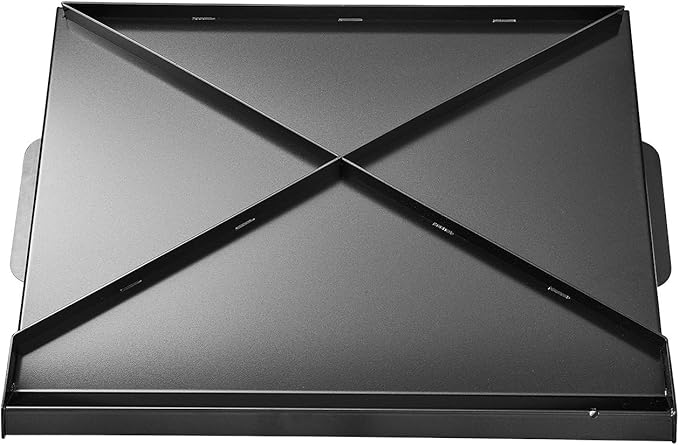 VEVOR Carbon Steel Griddle, 20x16 inch Universal Flat Top Rectangular Plate, Gas Grill Griddle for BBQ Grill, Teppanyaki, Portable Family Cookware, for Camping Tailgating Party
