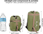 REDCAMP Ultra Lightweight Sleeping Bag for Backpacking, Hiking, Comfort for Adults Warm Weather, with Compression Sack