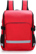 Portable First Aid Kit, Medical Emergency Survival Bag, First Responder Trauma Backpack, for Home Health Camping Field Trips(Red)