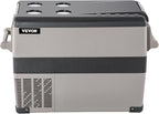 VEVOR 12 Volt Refrigerator, 48 Quart (45L) Fast Cooling Portable Freezer with App Control (-4℉~68℉), Car Fridge with 12/24v DC & 110-240v AC for Travel, Truck, Camping and Home Use, Black