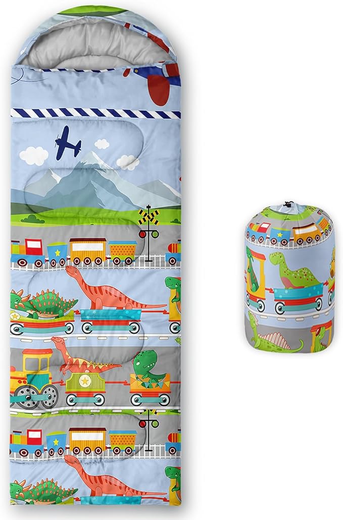 QOOMO Camping Sleeping Bags,3 Season Warm & Cool Weather,Lightweight,Waterproof Sleeping Bags for Adults & Kids Traveling,and Outdoors