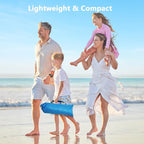 NXONE Beach Tent Sun Shelter with UPF 50+ UV Protection, Lightweight Easy Setup Portable Beach Canopy for Family, Large Space for Beach, Camping & Outdoor, 3/4/6 Person