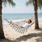 Bohemian Colorful Hammocks for Camping Rope Hammock for Outside Camping Essentials