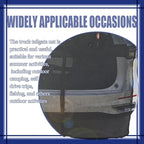Car Camping Net Accessories Breathable Mesh Car Tent, Compatible with Most Models MPV SUV, Sun Protection, Ventilation, Magnetic Suction, Privacy Protection (67"x59")