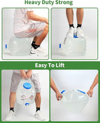 1 Pack 5.3 Gallon Collapsible Water Container Camping Water Container with Spigot,Portable Collapsible Water Jug Water Storage Containers for Outdoors Traveling Emergency