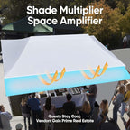 Quictent 10x20 Heavy Duty Pop up Canopy Tent with Sidewalls, Commercial Grade Instant Shelter with Wheeled Bag for Outdoor, Parties, Markets, 600D PU Coated UPF 50+ Sun Shield