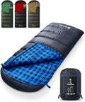 Cotton Flannel XXL Sleeping Bags for Adults Cold Weather Camping Sleeping Bag for Adults Kids Teens with Compression Sack,Camping Gear for Traveling,Hiking,Climbing,Outdoor,Indoor