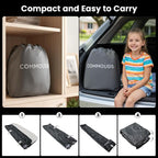 COMMOUDS Twin Air Mattress with Built-in USB Rechargeable Air Pump, 8" Raised Blow up Mattress with Built-in Pillow, Portable Inflatable Mattress, Air Bed for Camping, Travel, Home and Guest