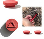 2-Pack 3D Printed Tent Stake Pusher Caps for MSR Groundhog & Mini – Fits 7.5" & 6" Stakes – Ultralight Durable Plastic Cap Only – Camping Tent Setup Tool for Backpacking, Hiking & Outdoor Gear