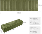 AceCamp Portable Foam Sleeping Pad, Full Length Accordion Sleeping Mat for Camping & Hiking, Lightweight, Soft & Compact Cushion for Sleeping Bag, Comfort, Tent, Rocky Terrain
