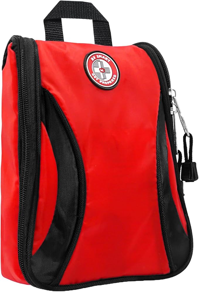 Be Smart Get Prepared 330 Piece First Aid Kit, All-Purpose: Clean, Treat, Protect Minor Cuts, Scrapes, Home, Office, Car, School, Travel, Emergency, Survival, Outdoor, Camping & Sports, FSA HSA