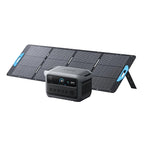 Anker SOLIX C2000 Gen 2 Portable Power Station with 200W Solar Panel, 2,400W (Peak 4,000W) Solar Generator, Full Charge in 58 Min, 2048wh LiFePO4 Battery for Home Backup, Power Outages, and Camping