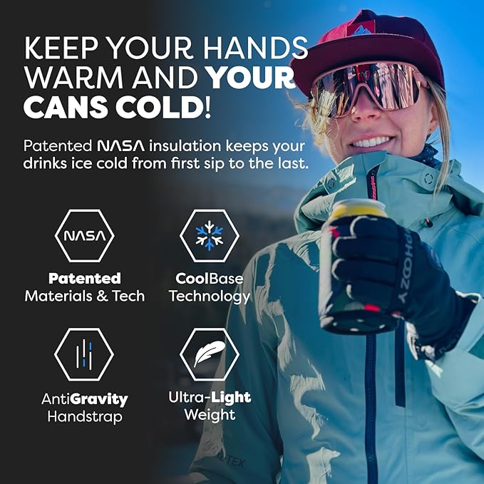 PHOOZY Insulated Can Cooler for Slim 12oz Cans with NASA-Inspired Technology - Patented Koozie That Keeps Drinks Cold 10x Longer - Lightweight Beer Koozie for Outdoor Adventures - Pink Camo