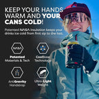 PHOOZY Insulated Can Cooler for Slim 12oz Cans with NASA-Inspired Technology - Patented Koozie That Keeps Drinks Cold 10x Longer - Lightweight Beer Koozie for Outdoor Adventures - Pink Camo