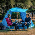 KAZOO 2／4 Person Camping Tent Outdoor Waterproof Family Large Tents 2/4 People Easy Setup Tent with Porch Double Layer | Outdoor, Waterproof, Family, Large, Tents, Easy Setup