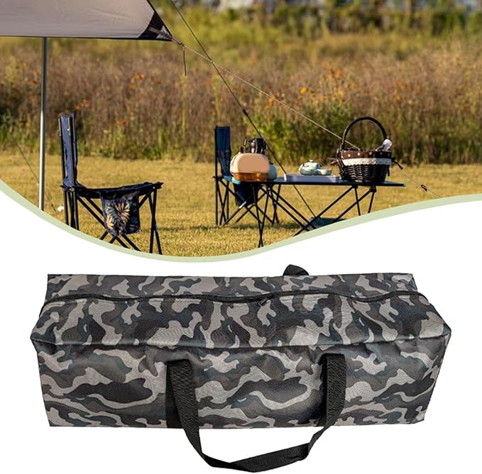 Yiju Tent Storage Bag Carrying Bag Lightweight Heavy Duty Storage Organizer Stuff Pouch for Trekking Backpacking Beach Hiking BBQ, M