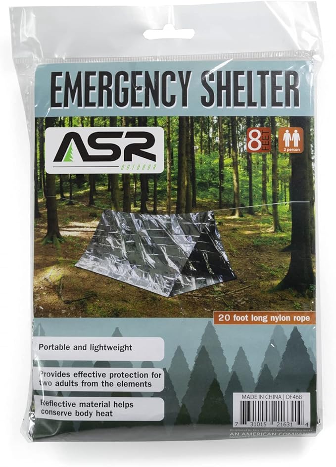 2 Person Reflective Emergency Shelter Lightweight Waterproof Tent