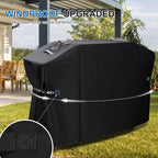 Griddle Cover for Weber 28 Inch Griddle,600D Heavy Duty Rip-Proof Material Flat Top Grill Cover,Waterproof UV and Fade Resistant BBQ Grill Cover with Straps for More 3 Burner Outdoor Griddle