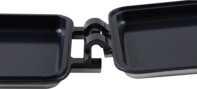 Coghlan's Aluminum Camp Cooker, Lightweight & Durable Non-Stick Ceramic Interior, for Sandwiches, Pies, & Desserts, Great for Camping, BBQs, Campfires, Campfire Cooking