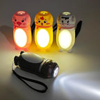 4 Pack Small Mini LED Flashlights for Kids Toddlers Cute Small Animal Flashlight- 2 in 1 Flashlight Camping Lantern Flashlights - Christmas Gifts Stocking Stuffers for Girls Boys Party Favors