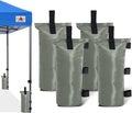 ABCCANOPY Canopy Weights Set of 4-120LBS Sand Bags for Pop up Tent, Weight Bags for Outdoor Gazebo, Trampoline, Pergola, Gray (Without Sand)