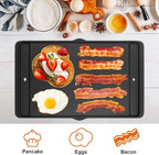 7566 Cast Iron Grill Griddle for Weber Genesis 300 Series Gas Grills, Griddle Accessories for Weber Genesis E-310 S-310 E-320 S-320 E-330 S-330 EP-310 EP-320 EP-330 CEP-310 Burner Gas Grills,1Pack