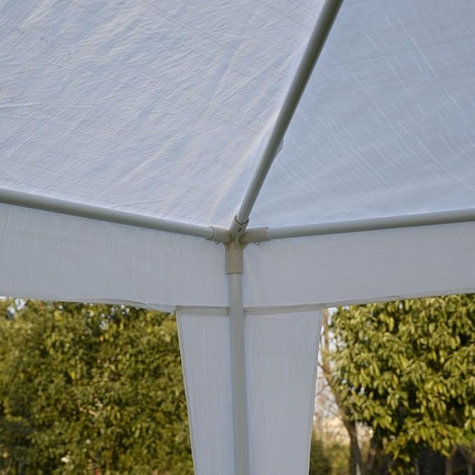 Tangkula 10 x 10Ft Outdoor Canopy Tent, Portable Wedding Party Event Tents for Party, Backyard, Outside