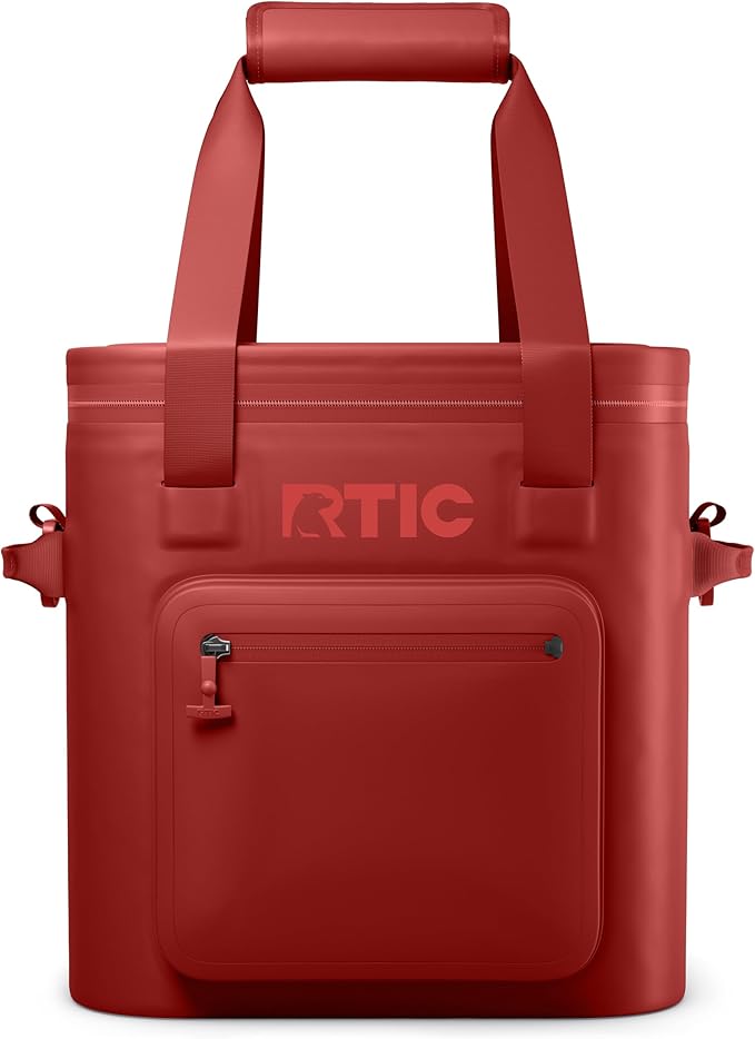 RTIC 20 Can Ultra-Tough Soft Cooler Pro, Insulated, Waterproof, Leak Proof, Portable Floating Bag for Beverage, Drink, Lunch, Outdoor, Beach, Car,Camping, Picnic, Fishing, Boat