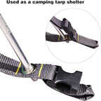 REDCAMP Waterproof Camping Tarp, Grey/Green 4 in 1 Multifunctional Tent Footprint for Camping, Hiking, Backpacking