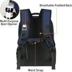 MATEIN Cooler Backpack, 26 Cans Insulated Lunch Backpack for Men Women, Leakproof Double Layer Lunch Cooler Bag Lightweight Soft Lunch Backpack with Cooler Compartment, Beach Camping Hiking Beer Gifts