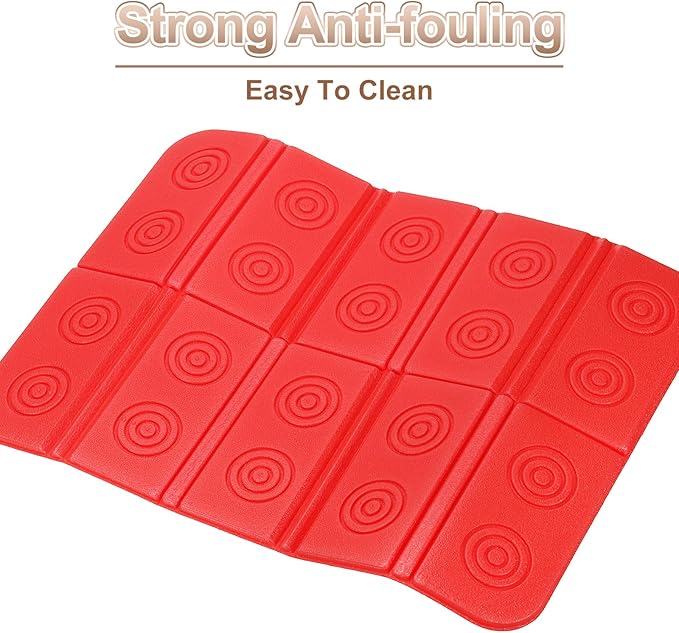 Folding Foam Mat, Mini Portable Lightweight Mini Waterproof Folding Mat Fit for Backpacking Hiking Camping Kneeling Outdoor Activities