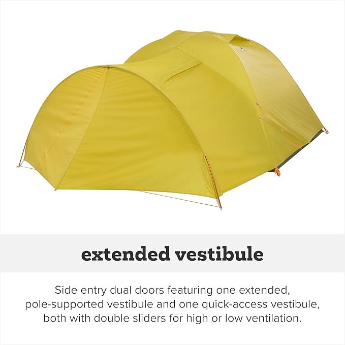 Big Agnes Blacktail & Blacktail Hotel Tent - Backpacking Tent for Camping, 3 Season, Ultralight, Waterproof