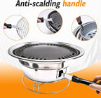 Multifunctional Charcoal Barbecue Grill, Household Korean BBQ Grill, Portable Camping Grill Stove, Tabletop Smoker Grill