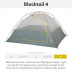 Big Agnes Blacktail & Blacktail Hotel Tent - Backpacking Tent for Camping, 3 Season, Ultralight, Waterproof