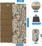 Heated Sleeping Bag pad, 3 Adjustable Temperature Levels, Operated by 5V/2A USB Power Supply(A-Woods, 76" x 24")