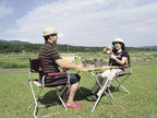 Snow Peak Single Action Camping Table, Portable Dining and Game Outdoor Table - Medium