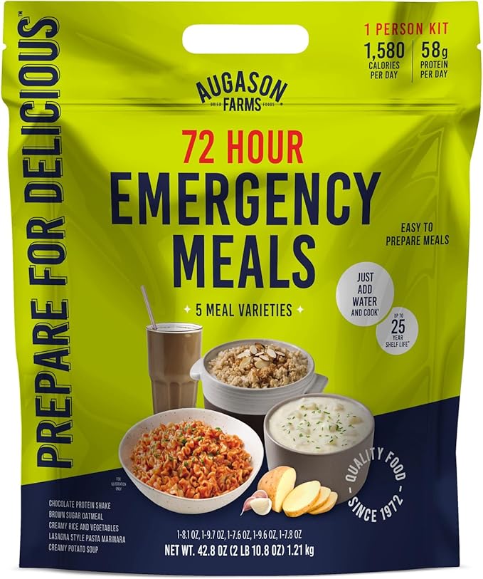 Augason Farms 72-Hour Be Ready Emergency Meal Kit,