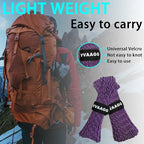 VVAAGG Reflective Paracord Rope 100FT, 7 Strand Nylon para Cord Lanyard Utility 550 Parachute Cord, 4mm Thin Tent Rope for Outdoor Camping Hiking